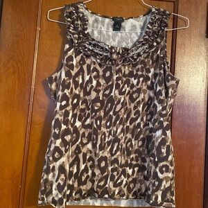 Ann Taylor Sleeveless Animal XL 19”W x 23”L - Cotton